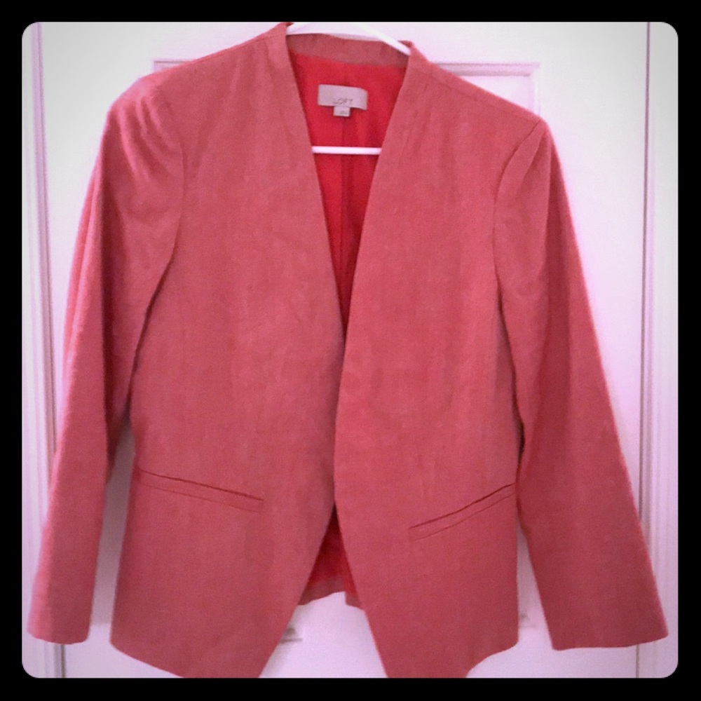 LOFT Blazer size 2 -Red
